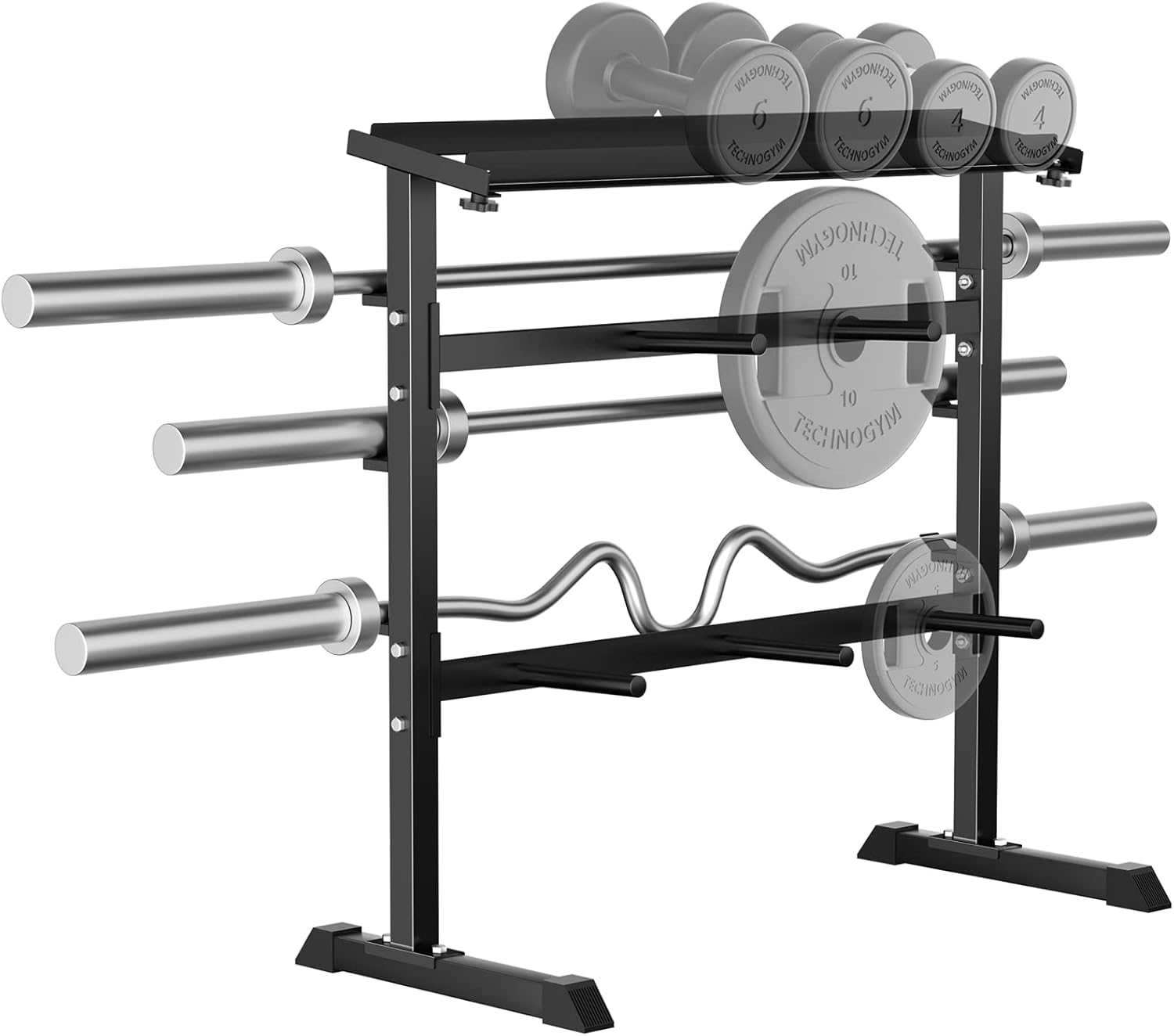 Home Gym Weight - Rack de Almacenamiento de Pesas para