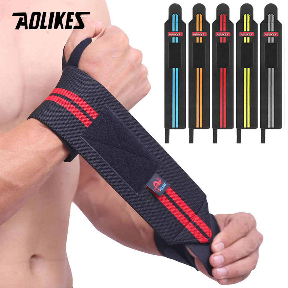 Lifting Straps Wrist - AOLIKES 1 par de correas de