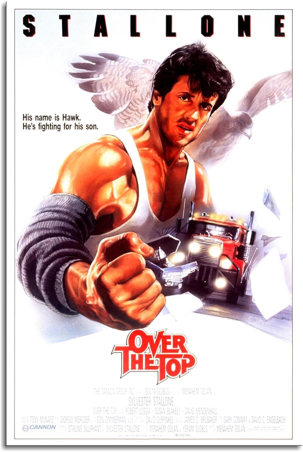 Home Gym Decor - Póster de película clásico de Over