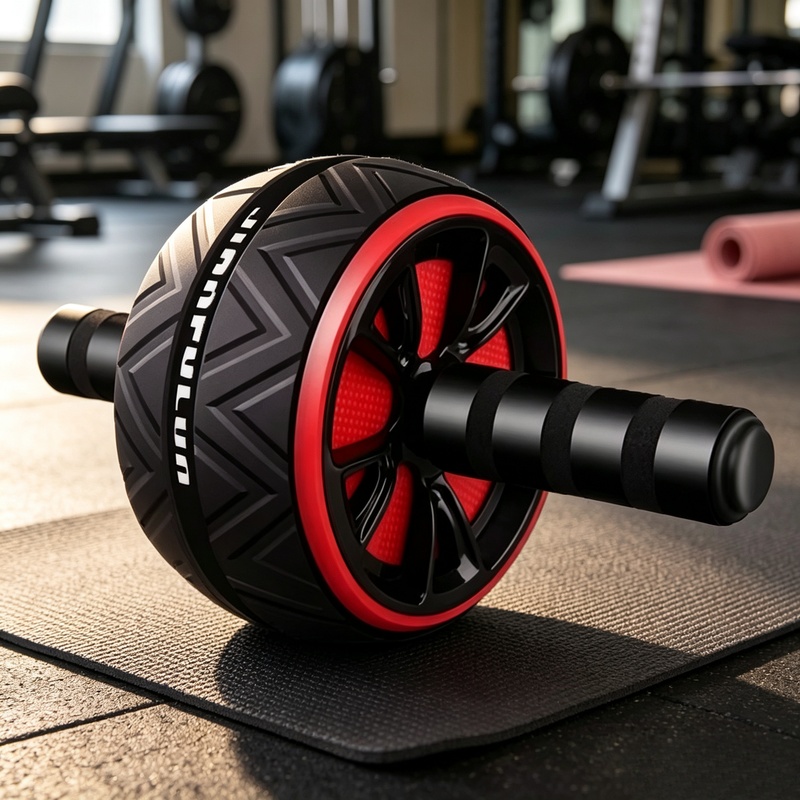 Home Gym Academy - Rueda Abdominal Antideslizante, Equipo de Ejercicio