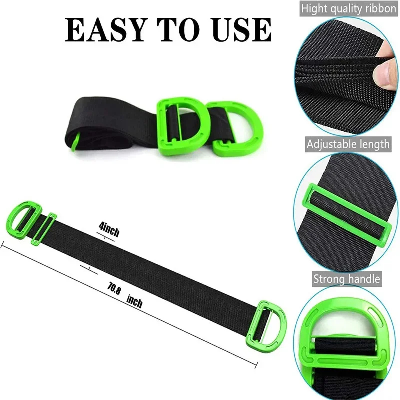 Lifting Straps Wrist - Correas Ajustables para Mover Muebles, Correa