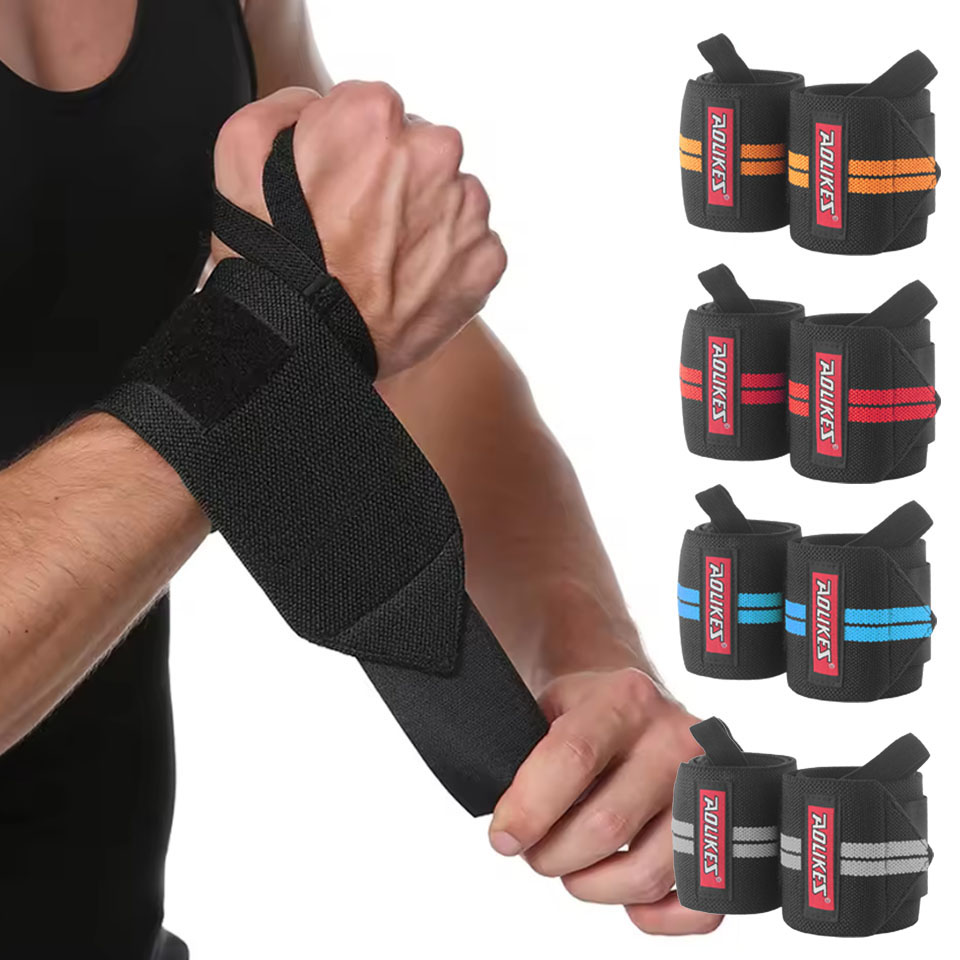 Lifting Straps Wrist - Muñequeras Deportivas AOLIKES para Levantamiento de