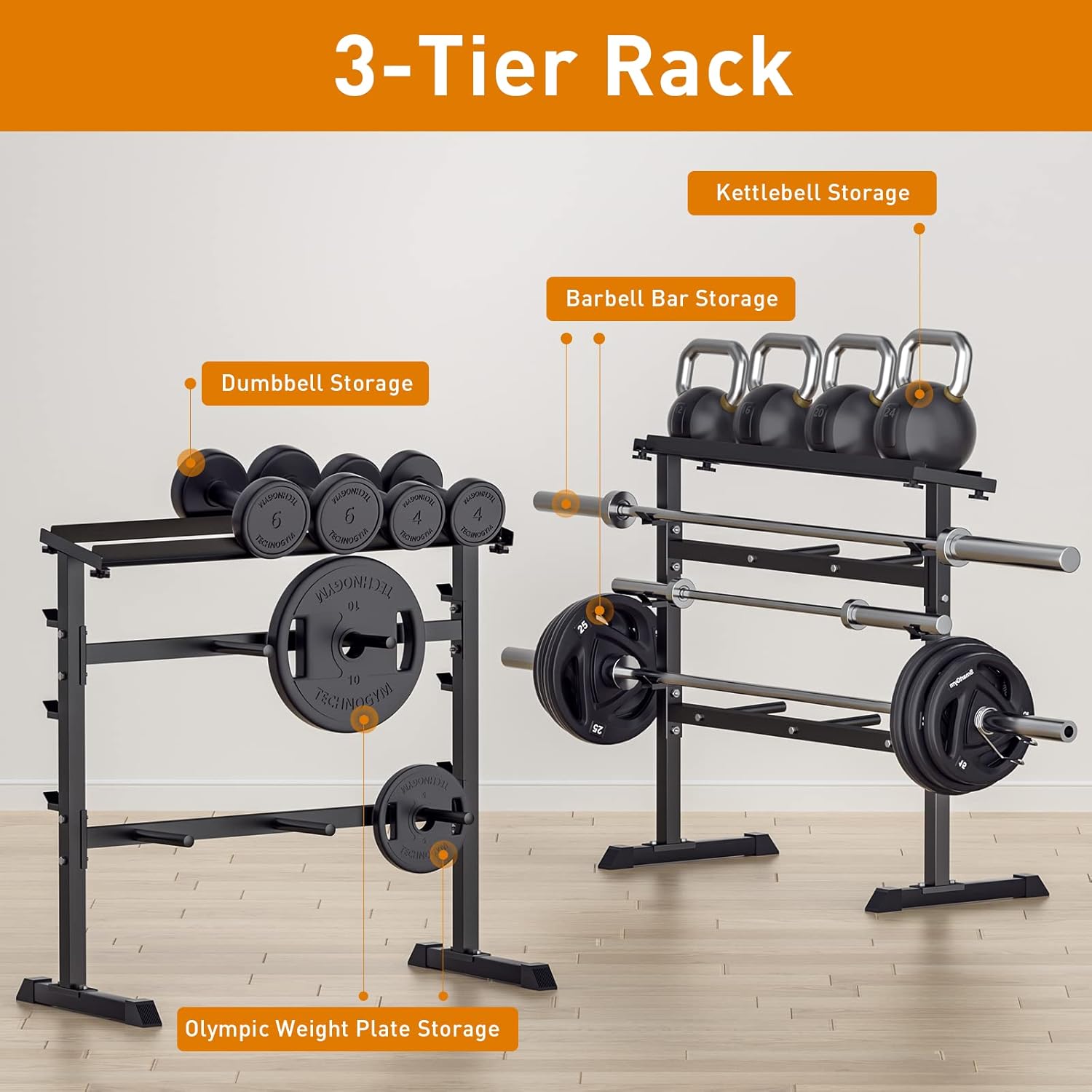 Rack de Almacenamiento de Pesa - Home Gym Weight reseña y precio