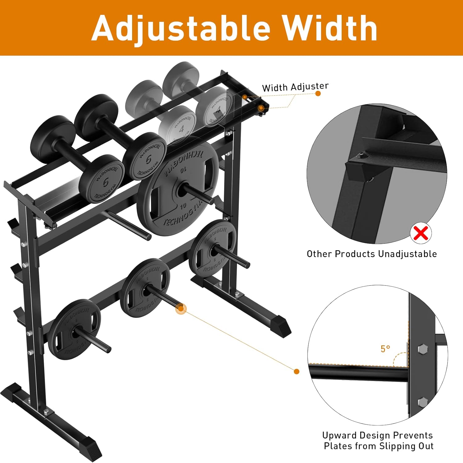 Rack de Almacenamiento de Pesa - Home Gym Weight reseña y precio