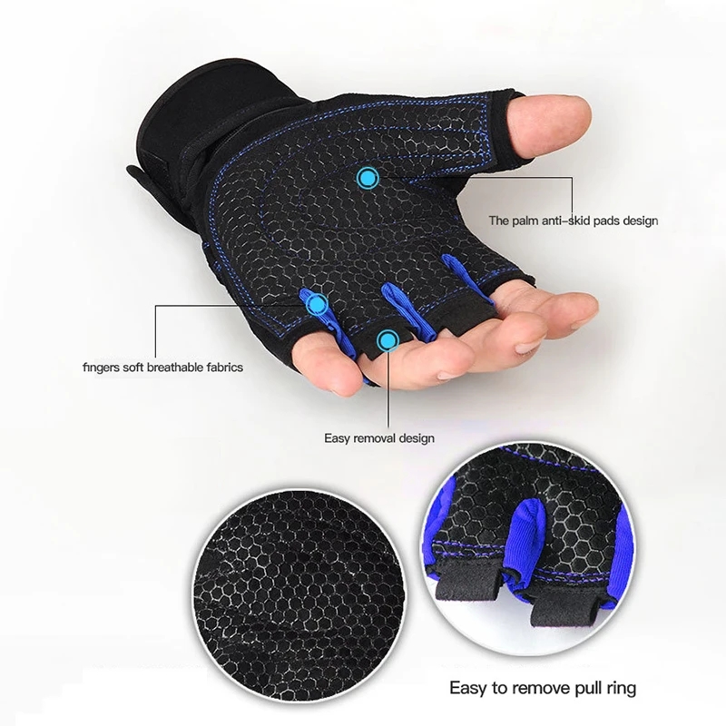 Guantes de gimnasio para hombr - Lifting Straps Wrist reseña y precio