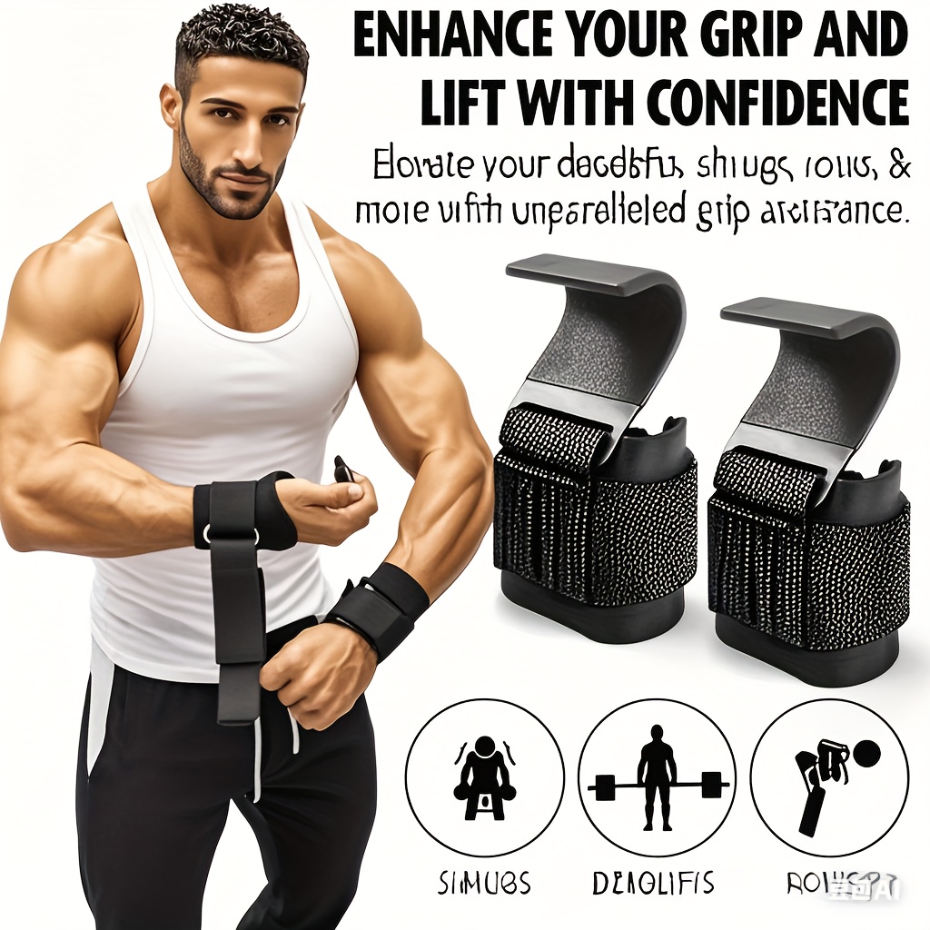 Ganchos de agarre para levanta - Lifting Straps Wrist reseña y precio