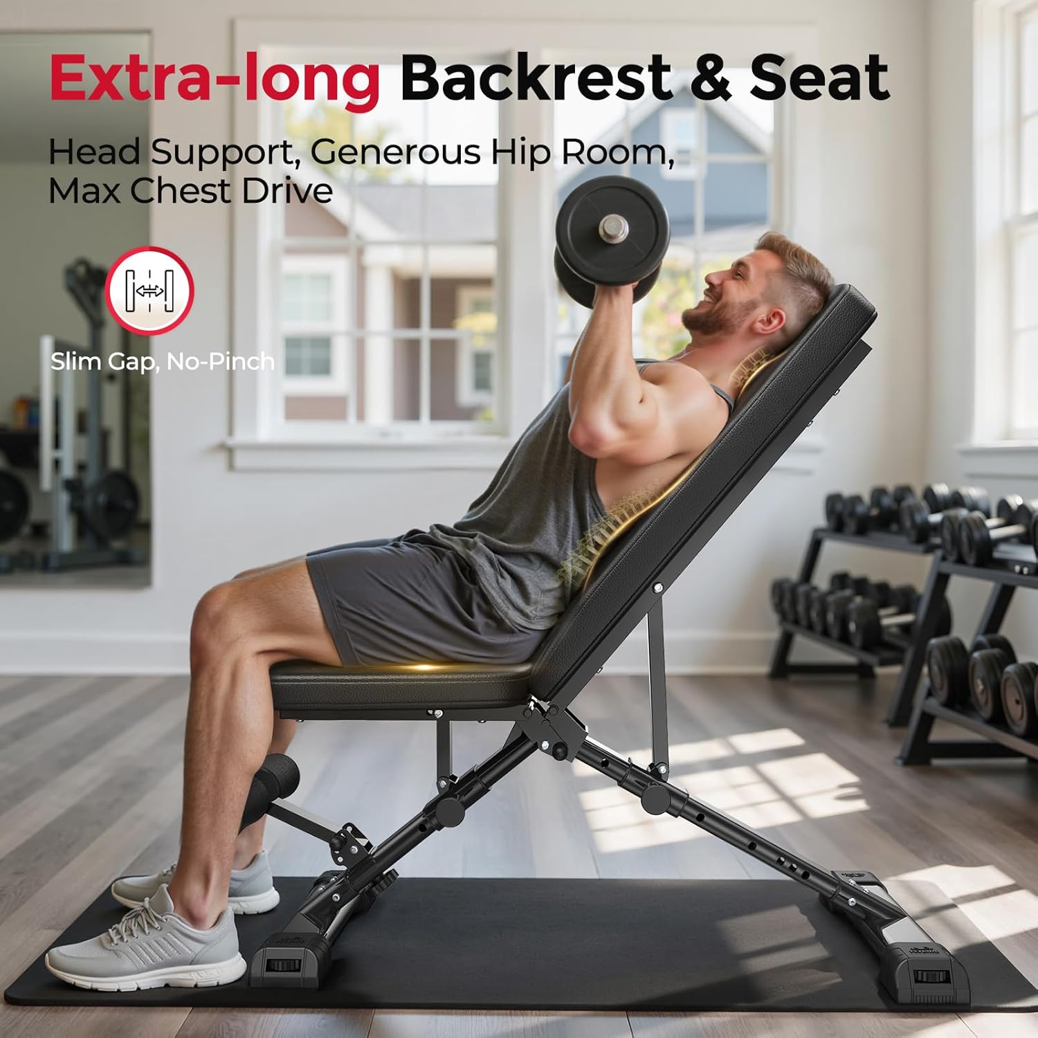 Banco de pesas ajustable para  - Home Gym Weight reseña y precio