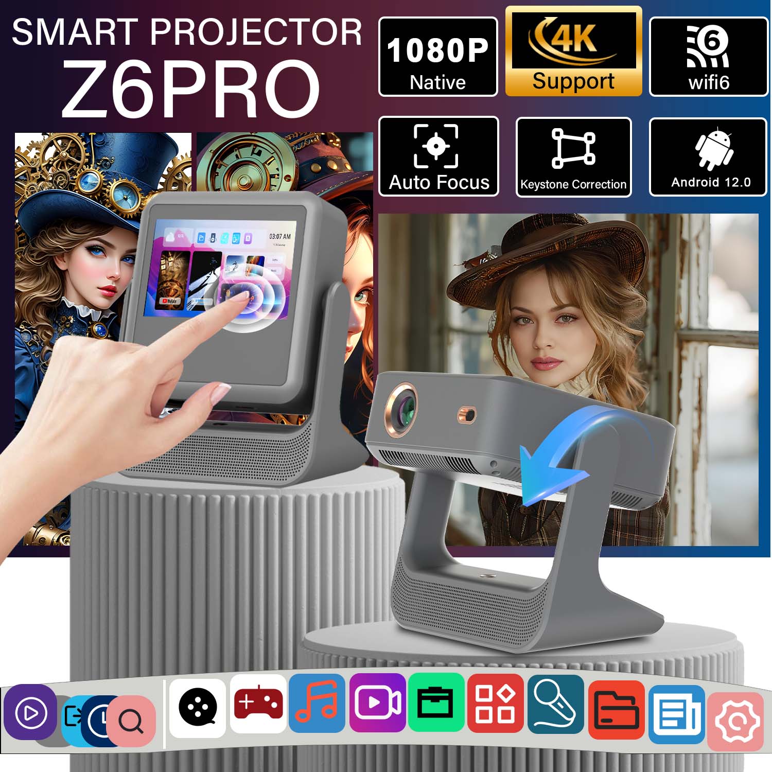 Proyector Deportivo Portátil c - Home Gym Video reseña y precio