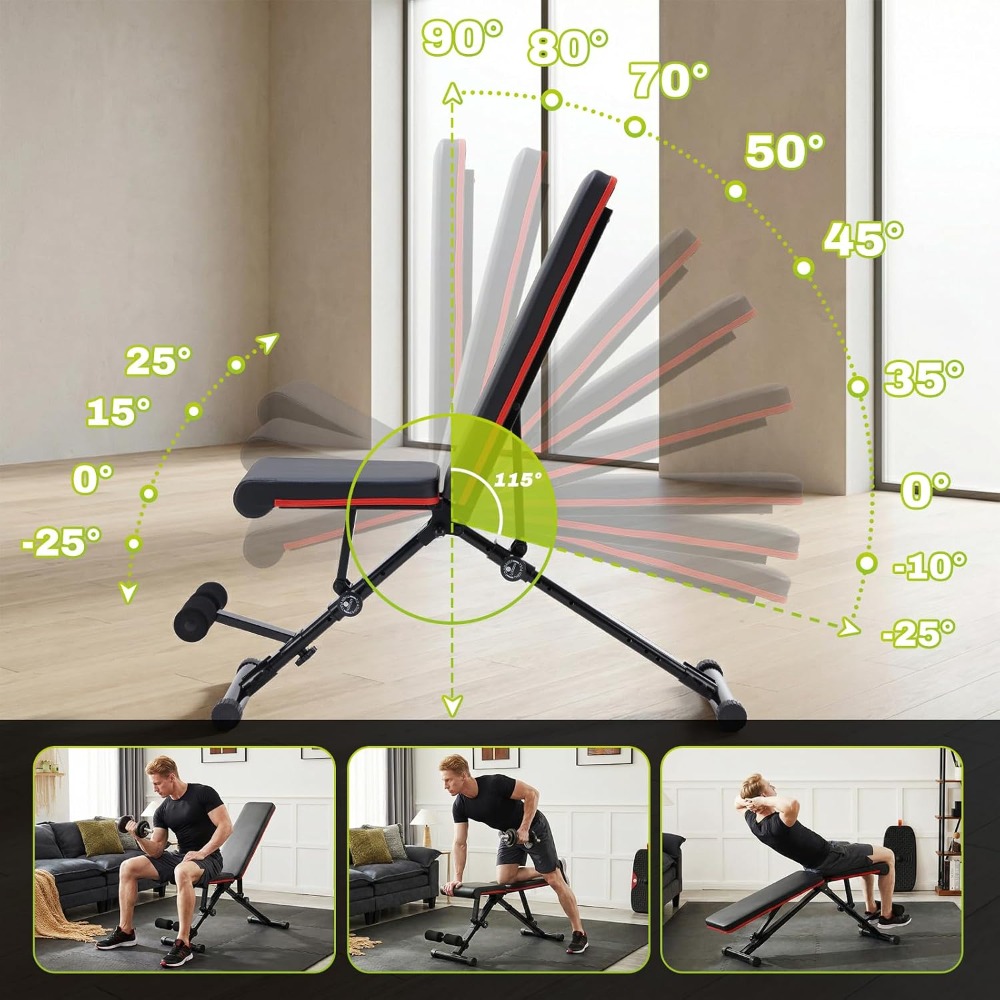 Banco de pesas ajustable para  - Home Gym Weight reseña y precio