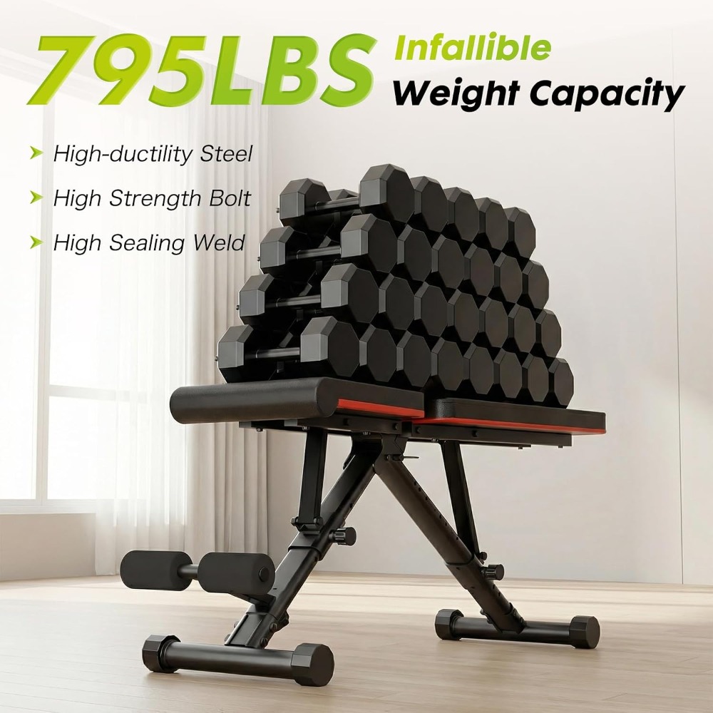 Banco de pesas ajustable para  - Home Gym Weight reseña y precio