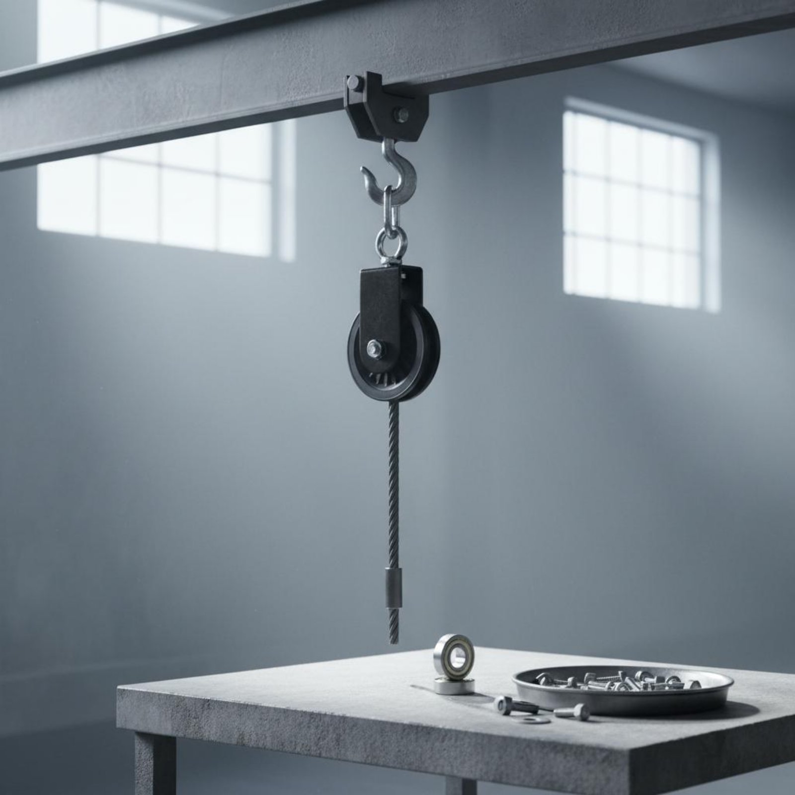 Soporte de polea DIY silencios - Cable Pulley System reseña y precio