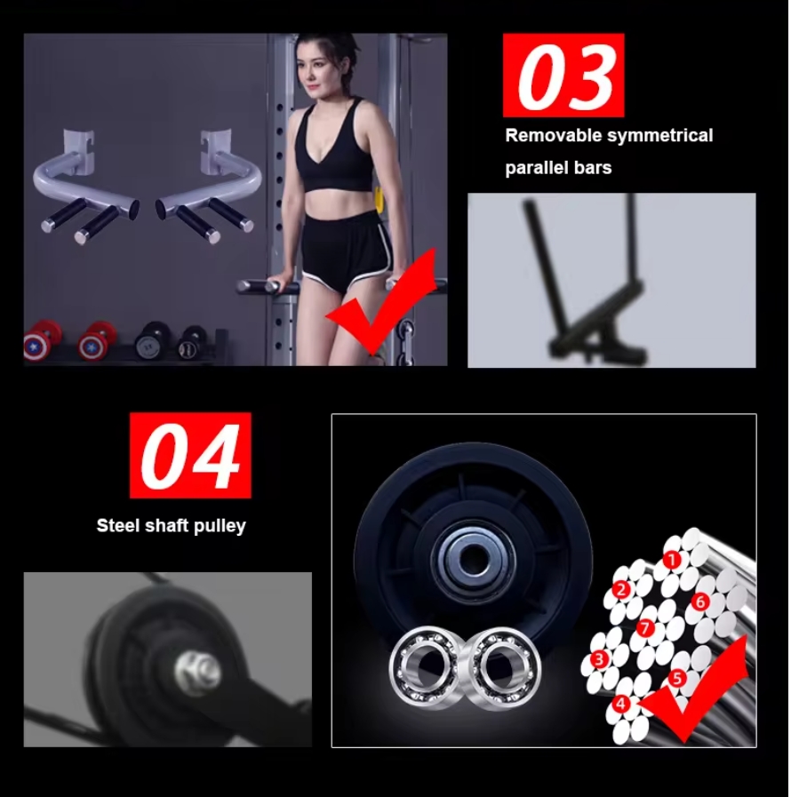 DXXY YR-1601 Equipo de Fitness - Cable Pulley System reseña y precio