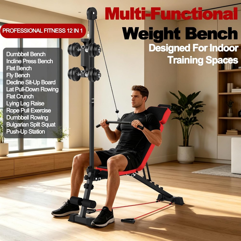 Banco de Pesas Multifuncional  - Home Gym Weight reseña y precio