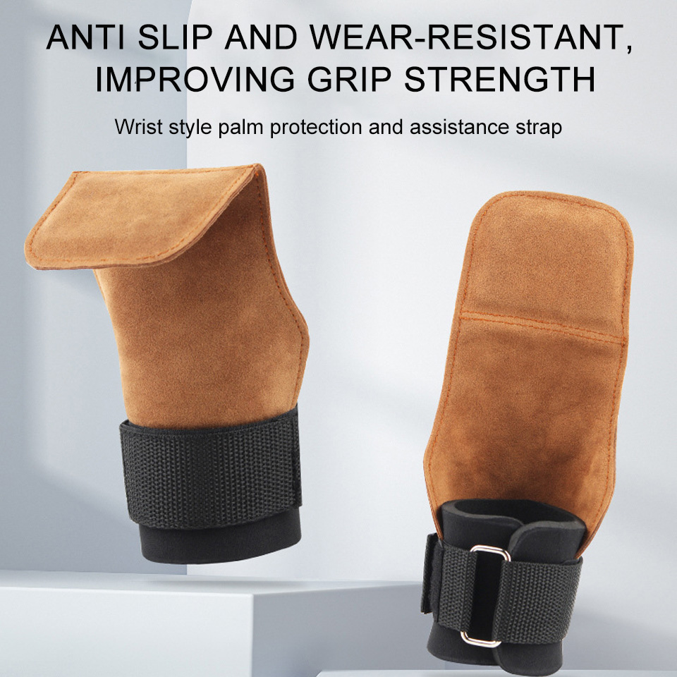 Guantes de gimnasio de piel de - Lifting Straps Wrist reseña y precio