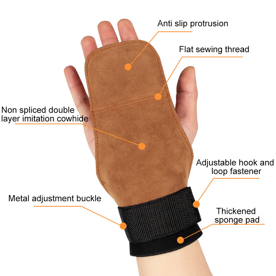 Guantes de gimnasio de piel de - Lifting Straps Wrist reseña y precio