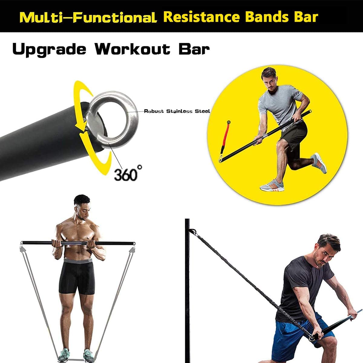 Banda elástica de resistencia  - Home Gym Academy reseña y precio