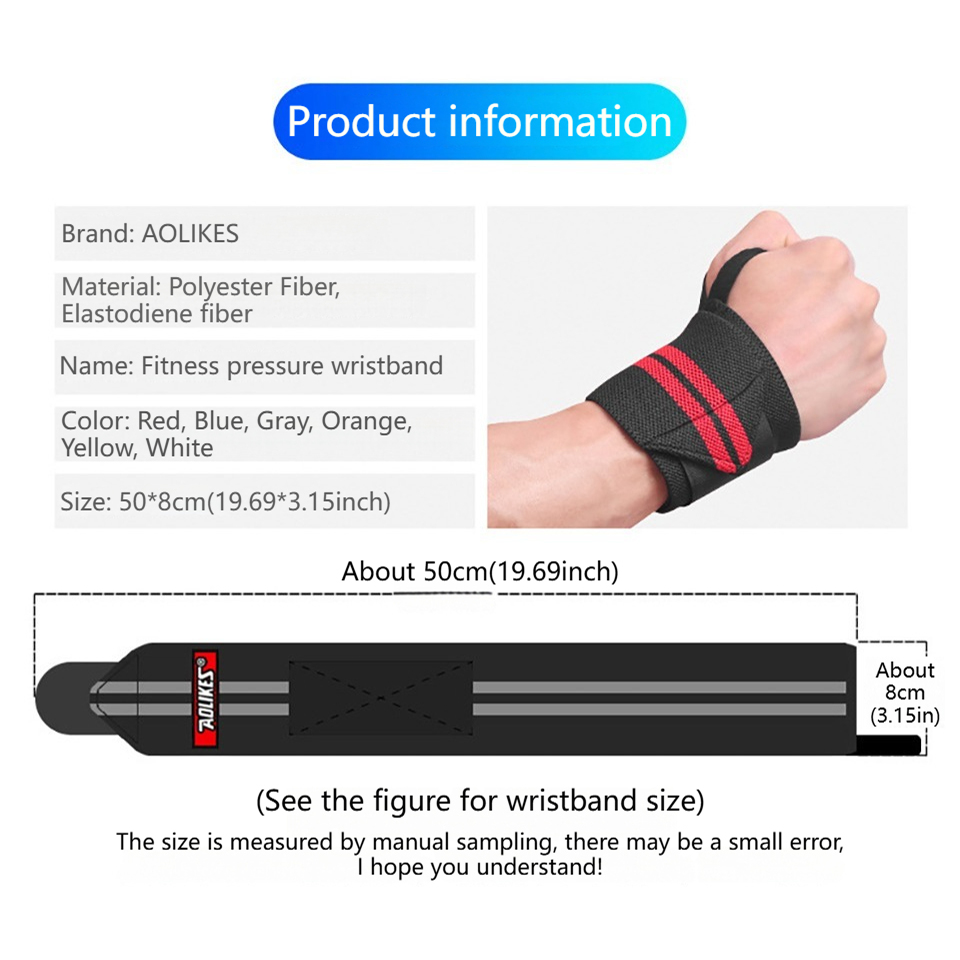 Muñequeras Deportivas AOLIKES  - Lifting Straps Wrist reseña y precio